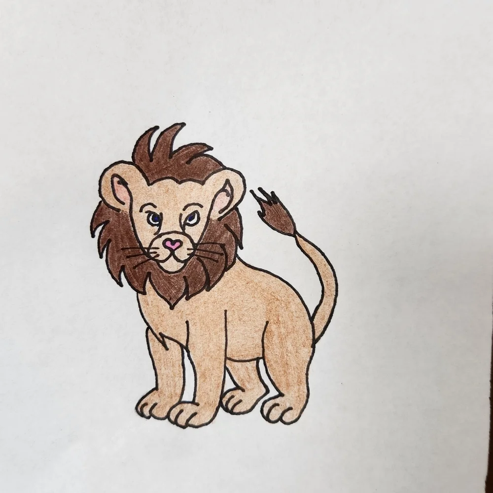 Custom Order @green_nova Lion Business Thank You Cards 50pk